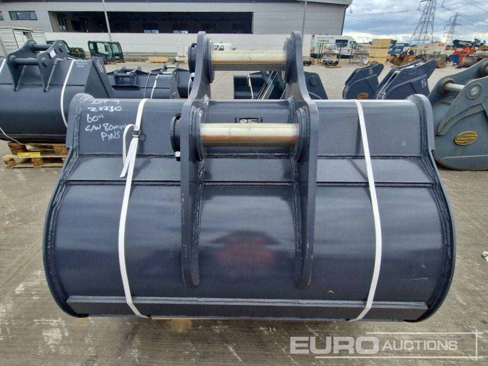 Unused Strickland 60" Digging Bucket 80mm Pin to suit 20 Ton Excavator - Bak: afbeelding 4 Unused Strickland 60" Digging Bucket 80mm Pin to suit 20 Ton Excavator - Bak: afbeelding 4