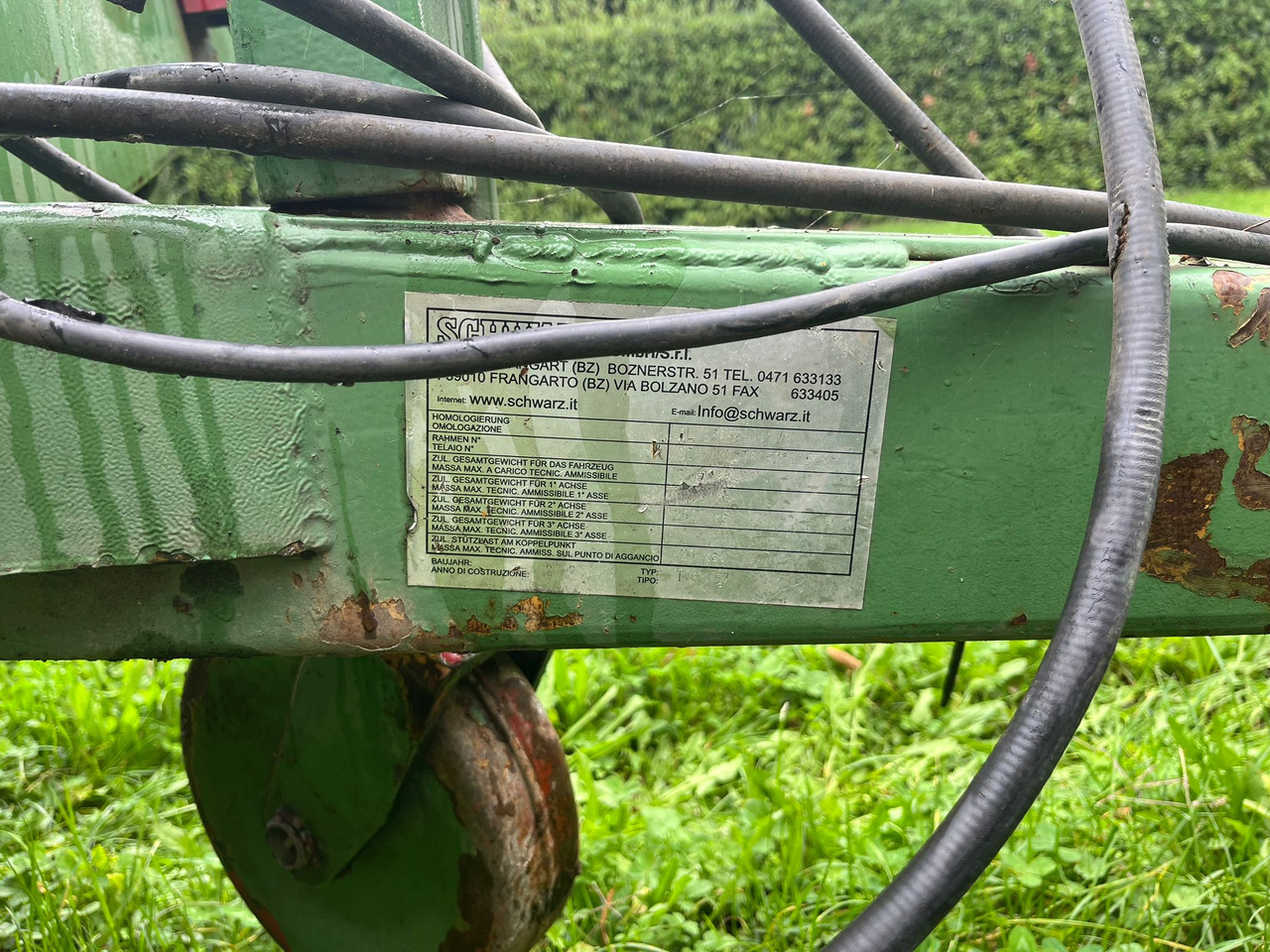 Rimorchio usato Schwarz t6057 - Platte landbouwwagen: afbeelding 4 Rimorchio usato Schwarz t6057 - Platte landbouwwagen: afbeelding 4