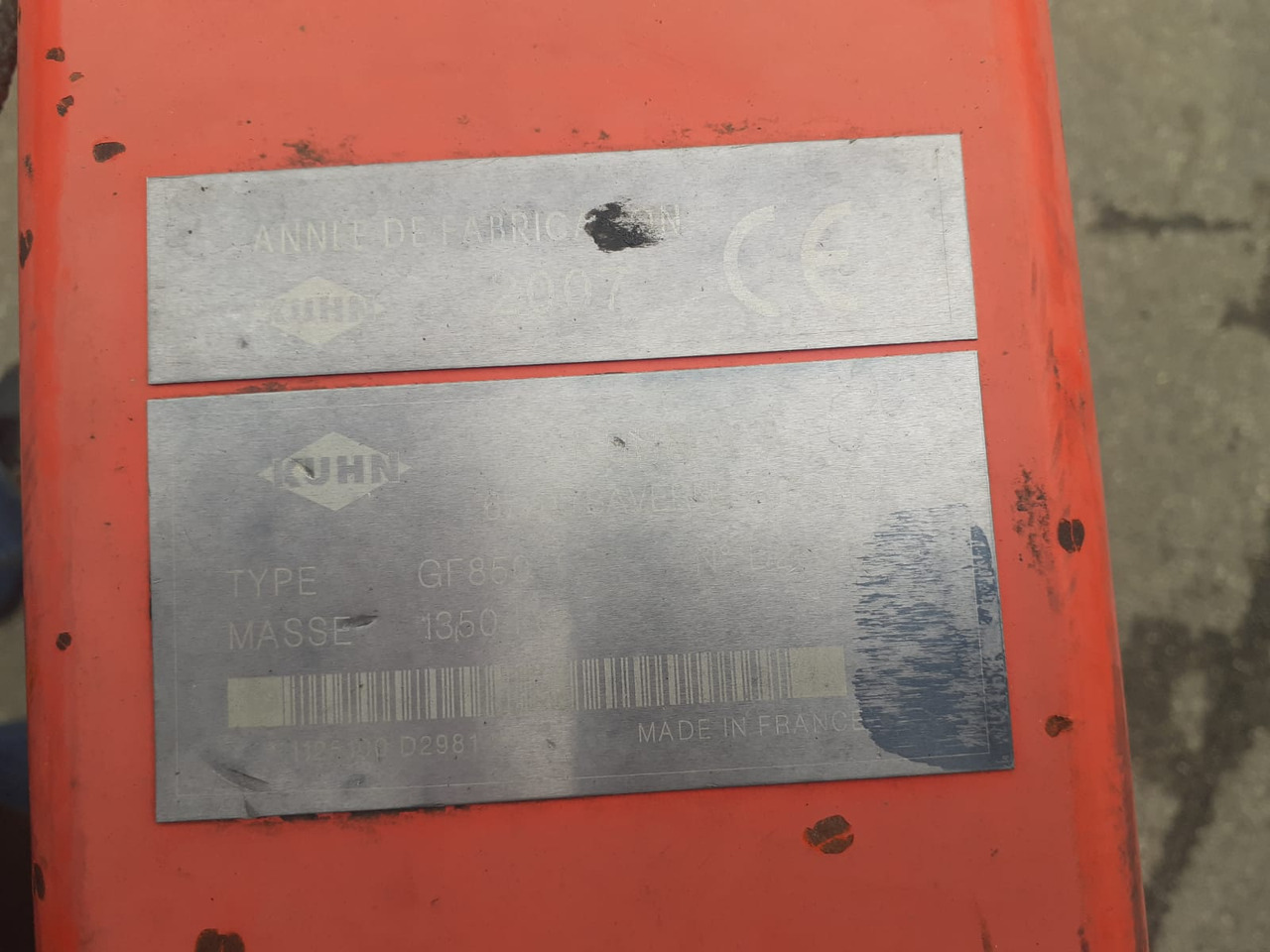 Voltafieno usato Kuhn GF 8501 T - Hooischudder: afbeelding 5 Voltafieno usato Kuhn GF 8501 T - Hooischudder: afbeelding 5