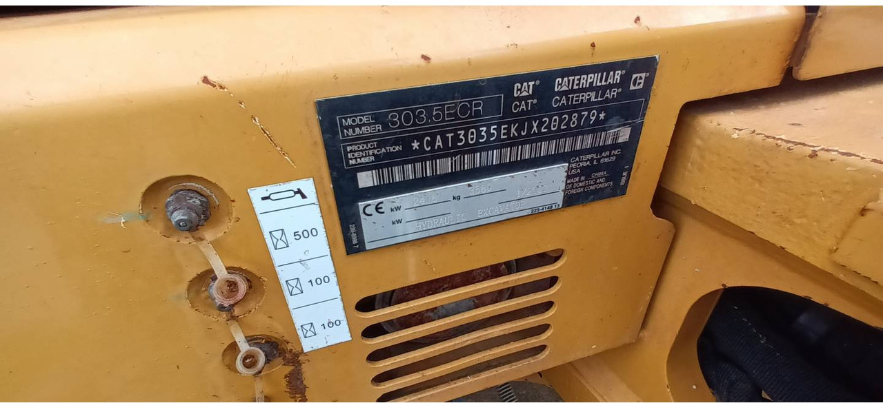 Rupsgraafmachine CAT 303.5E CR: afbeelding 6