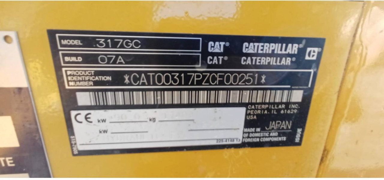 CAT 317 GC - Rupsgraafmachine: afbeelding 5 CAT 317 GC - Rupsgraafmachine: afbeelding 5