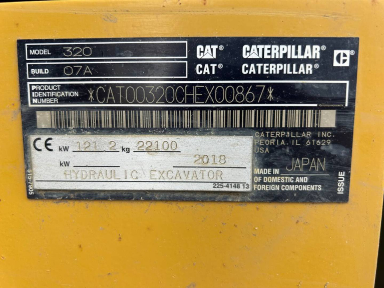 CAT 320 - Rupsgraafmachine: afbeelding 5 CAT 320 - Rupsgraafmachine: afbeelding 5