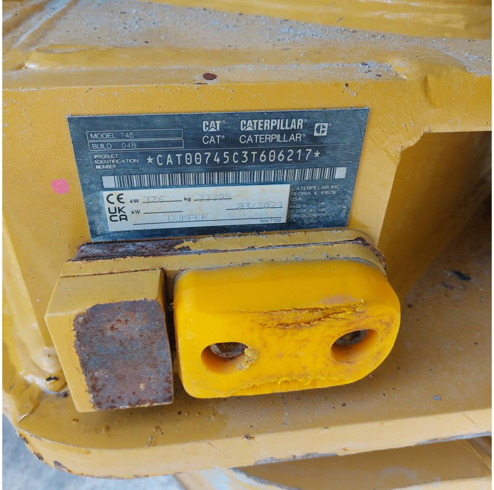 CAT 745 - Kiepwagen met knikbesturing: afbeelding 5 CAT 745 - Kiepwagen met knikbesturing: afbeelding 5
