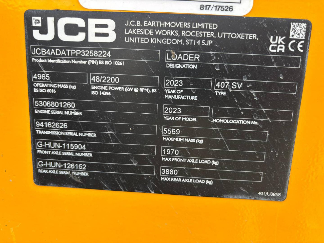 JCB 407 - Wiellader: afbeelding 5 JCB 407 - Wiellader: afbeelding 5