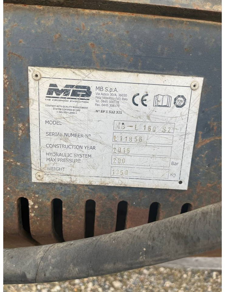 M B MANUFACTURING MB/L160/S2 - Bak: afbeelding 2 M B MANUFACTURING MB/L160/S2 - Bak: afbeelding 2