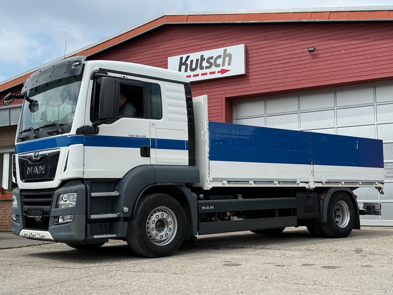 MAN TGS 18.430 BL Pritsche 5,50m, EURO 6D - Vrachtwagen met open laadbak: afbeelding 1 MAN TGS 18.430 BL Pritsche 5,50m, EURO 6D - Vrachtwagen met open laadbak: afbeelding 1