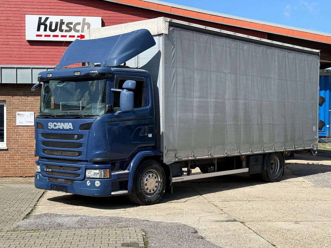 Scania G410 /4x2/Pritsche-Plane mit durchladbarem Anh. - Schuifzeilen vrachtwagen: afbeelding 4 Scania G410 /4x2/Pritsche-Plane mit durchladbarem Anh. - Schuifzeilen vrachtwagen: afbeelding 4