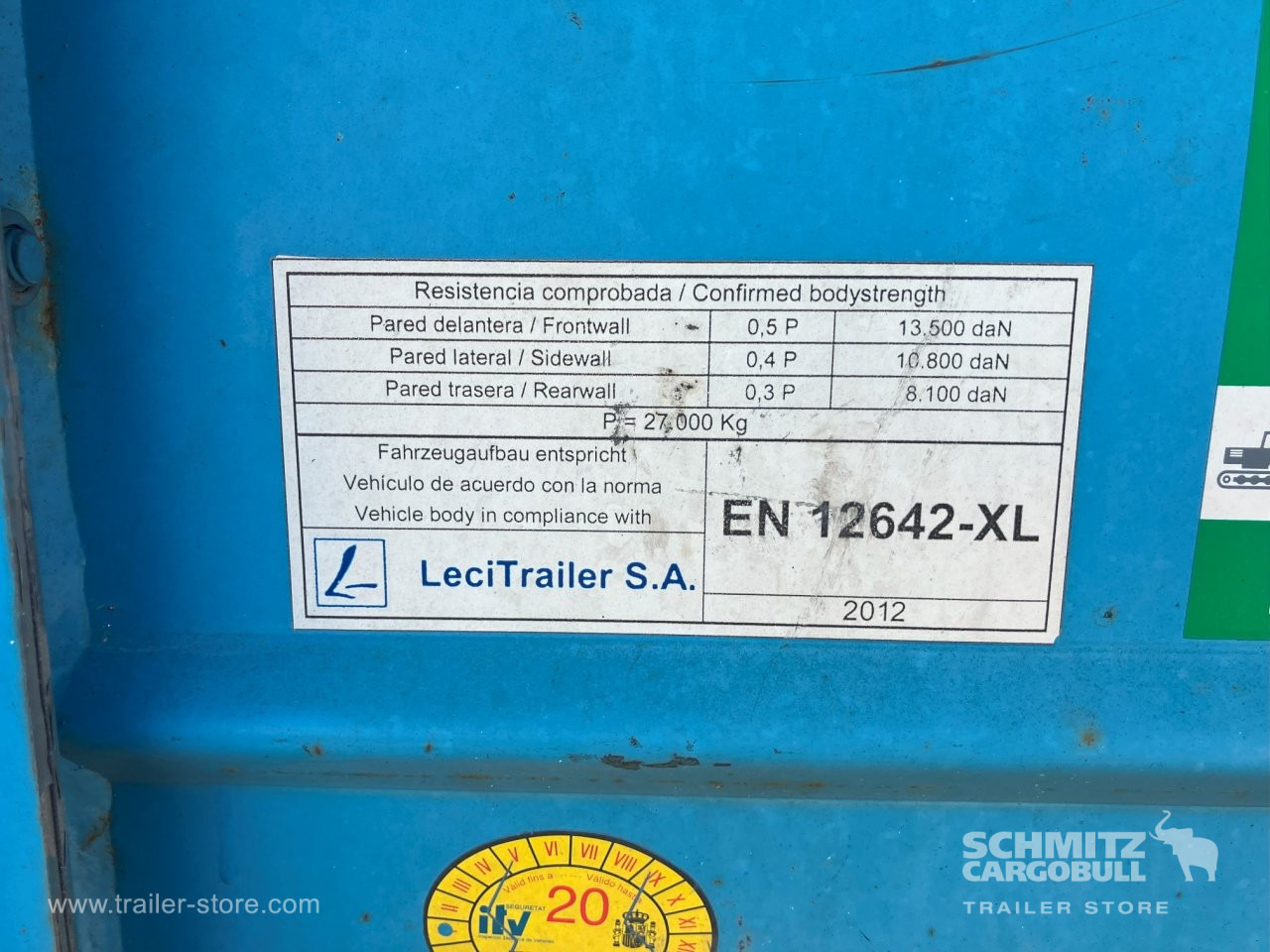 LECI TRAILER Semiremolque Lona Standard - Schuifzeiloplegger: afbeelding 5 LECI TRAILER Semiremolque Lona Standard - Schuifzeiloplegger: afbeelding 5