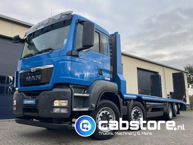 MAN TGS 35.360 8x2 Machinetransporter - Oprijwagen - Bouwjaar 2014 - Hydraulische rampen - 8x2-4 - Bickel-Tec - Good condition - Autovrachtwagen vrachtwagen: afbeelding 2 MAN TGS 35.360 8x2 Machinetransporter - Oprijwagen - Bouwjaar 2014 - Hydraulische rampen - 8x2-4 - Bickel-Tec - Good condition - Autovrachtwagen vrachtwagen: afbeelding 2