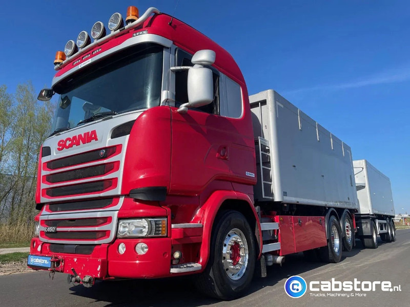 Scania LB6X2*4HNB Euro 6 - Year 2016 - RETARDER - ALUMINIUM kipper + FLOOR kipper aanhangwagen - Good Condition !! - Tankwagen: afbeelding 1 Scania LB6X2*4HNB Euro 6 - Year 2016 - RETARDER - ALUMINIUM kipper + FLOOR kipper aanhangwagen - Good Condition !! - Tankwagen: afbeelding 1