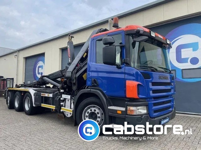 Scania P380 LB 8x4*4 HNA Euro 5 - HIAB 211 E-3 Hipro Crane with remote control + Multilift XR26S61 Hooklift - Year 2009 - Km 336.501 !! - Good condition - Haakarmsysteem vrachtwagen, Kraanwagen: afbeelding 1 Scania P380 LB 8x4*4 HNA Euro 5 - HIAB 211 E-3 Hipro Crane with remote control + Multilift XR26S61 Hooklift - Year 2009 - Km 336.501 !! - Good condition - Haakarmsysteem vrachtwagen, Kraanwagen: afbeelding 1