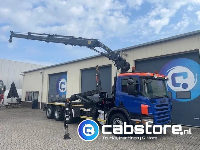 Scania P380 LB 8x4*4 HNA Euro 5 - HIAB 211 E-3 Hipro Crane with remote control + Multilift XR26S61 Hooklift - Year 2009 - Km 336.501 !! - Good condition - Kraanwagen: afbeelding 1 Scania P380 LB 8x4*4 HNA Euro 5 - HIAB 211 E-3 Hipro Crane with remote control + Multilift XR26S61 Hooklift - Year 2009 - Km 336.501 !! - Good condition - Kraanwagen: afbeelding 1