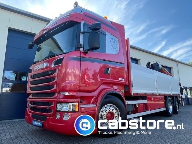 Scania R520 LB6X2*4HNB Euro 6 - Bouwjaar 2013 - Highline - Opticruise - Open box + Palfinger PK 24001-K B Autolaadkraan - Good condition ! - Vrachtwagen met open laadbak, Kraanwagen: afbeelding 1 Scania R520 LB6X2*4HNB Euro 6 - Bouwjaar 2013 - Highline - Opticruise - Open box + Palfinger PK 24001-K B Autolaadkraan - Good condition ! - Vrachtwagen met open laadbak, Kraanwagen: afbeelding 1