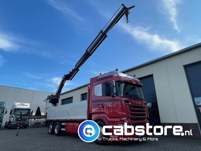 Scania R520 LB6X2*4HNB Euro 6 - Bouwjaar 2013 - Highline - Opticruise - Open box + Palfinger PK 24001-K B Autolaadkraan - Good condition ! - Kraanwagen: afbeelding 1 Scania R520 LB6X2*4HNB Euro 6 - Bouwjaar 2013 - Highline - Opticruise - Open box + Palfinger PK 24001-K B Autolaadkraan - Good condition ! - Kraanwagen: afbeelding 1