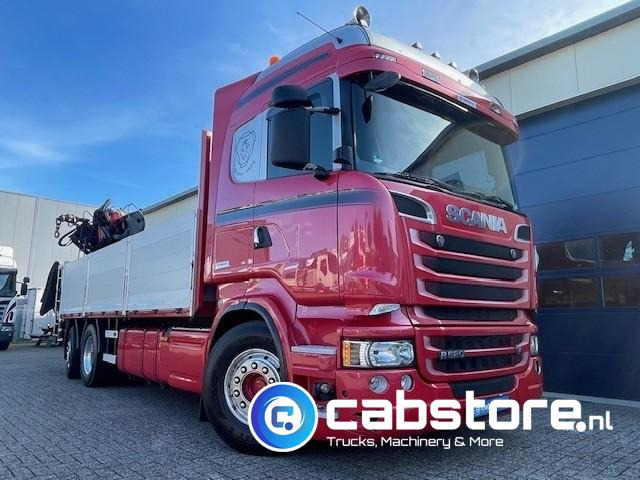 Scania R520 LB6X2*4HNB Euro 6 - Bouwjaar 2013 - Highline - Opticruise - Open box + Palfinger PK 24001-K B Autolaadkraan - Good condition ! - Vrachtwagen met open laadbak, Kraanwagen: afbeelding 4 Scania R520 LB6X2*4HNB Euro 6 - Bouwjaar 2013 - Highline - Opticruise - Open box + Palfinger PK 24001-K B Autolaadkraan - Good condition ! - Vrachtwagen met open laadbak, Kraanwagen: afbeelding 4