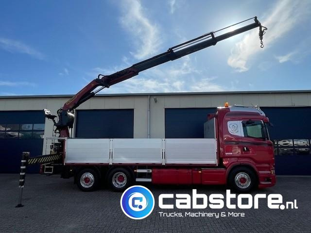 Scania R520 LB6X2*4HNB V8 Euro 6 - Bouwjaar 2013 - Highline - Opticruise - Open box + Palfinger PK 24001-K B Autolaadkraan - Good condition ! - Kraanwagen: afbeelding 3 Scania R520 LB6X2*4HNB V8 Euro 6 - Bouwjaar 2013 - Highline - Opticruise - Open box + Palfinger PK 24001-K B Autolaadkraan - Good condition ! - Kraanwagen: afbeelding 3