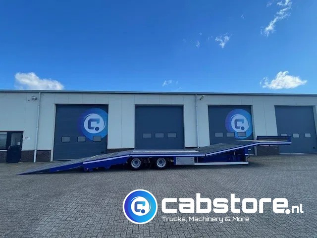 TURBO'S HOET SC22AA 2-assige oprij trailer Machine transporter - Uitschuif ramp !! - Year 2017 - Good condition - - Autotransport oplegger: afbeelding 3 TURBO'S HOET SC22AA 2-assige oprij trailer Machine transporter - Uitschuif ramp !! - Year 2017 - Good condition - - Autotransport oplegger: afbeelding 3
