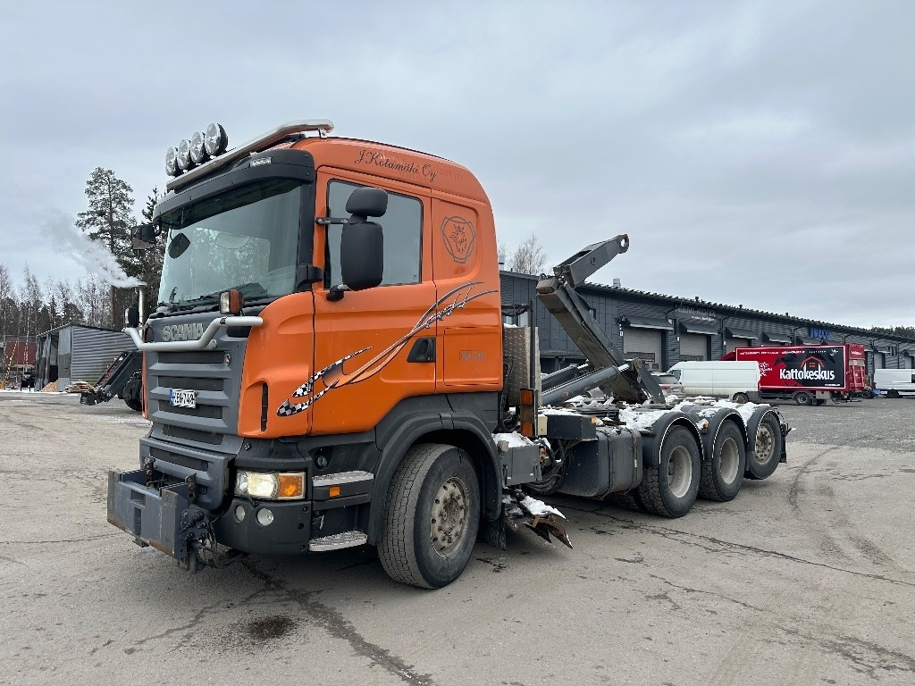 Scania R480 8x4*4 auravarustuksella - Haakarmsysteem vrachtwagen: afbeelding 1 Scania R480 8x4*4 auravarustuksella - Haakarmsysteem vrachtwagen: afbeelding 1