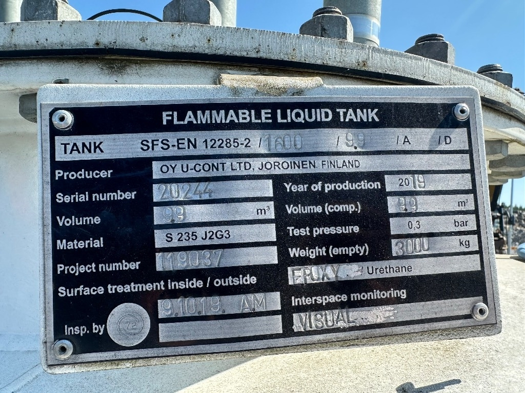 Tankkausasema 9.9m3 säiliö + ureatankki - Opslagtank: afbeelding 5 Tankkausasema 9.9m3 säiliö + ureatankki - Opslagtank: afbeelding 5