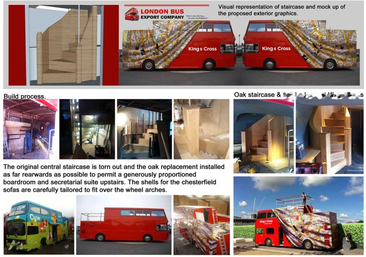 Dubbeldeksbus Daimler FLEETLINE British Double Decker Marketing Exhibition Training et: afbeelding 6