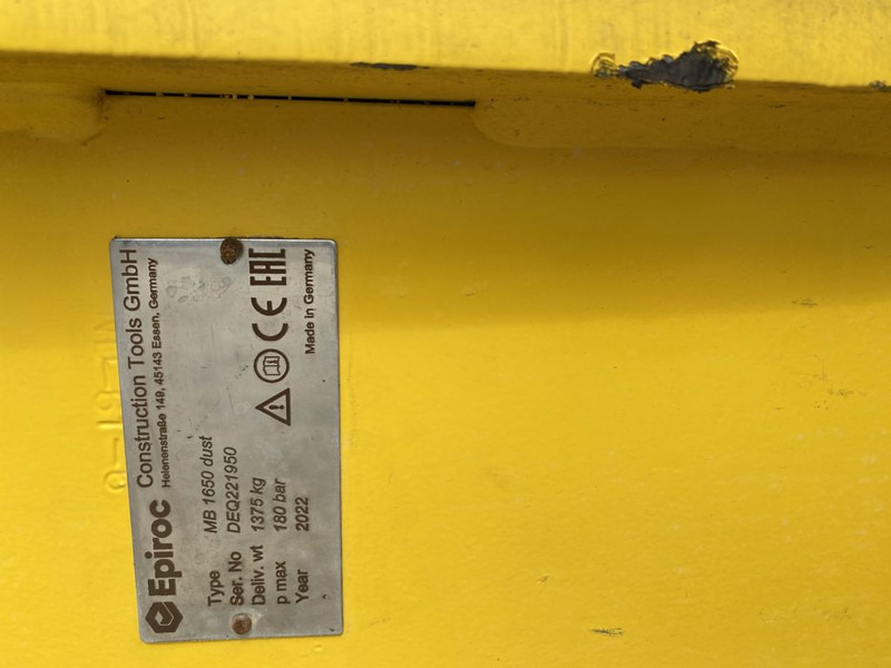 Epiroc MB1650D - Hydraulische hamer voor Bouwmachine: afbeelding 1 Epiroc MB1650D - Hydraulische hamer voor Bouwmachine: afbeelding 1