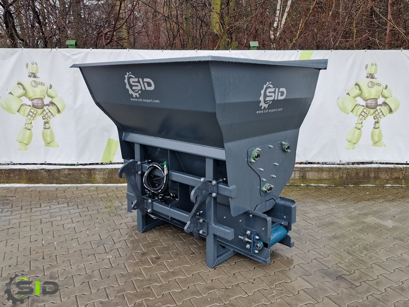 SID EINSTREUGERÄT MIT BAND / FUTTERVERTEILER / Bedding Bucket / Pailleuse 1,0m 0,8m3 - Voorladerbak voor Landbouwmachine: afbeelding 5 SID EINSTREUGERÄT MIT BAND / FUTTERVERTEILER / Bedding Bucket / Pailleuse 1,0m 0,8m3 - Voorladerbak voor Landbouwmachine: afbeelding 5