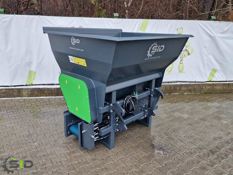 SID EINSTREUGERÄT MIT BAND / FUTTERVERTEILER / Bedding Bucket / Pailleuse 1,0m 0,8m3 - Voorladerbak voor Landbouwmachine: afbeelding 3 SID EINSTREUGERÄT MIT BAND / FUTTERVERTEILER / Bedding Bucket / Pailleuse 1,0m 0,8m3 - Voorladerbak voor Landbouwmachine: afbeelding 3