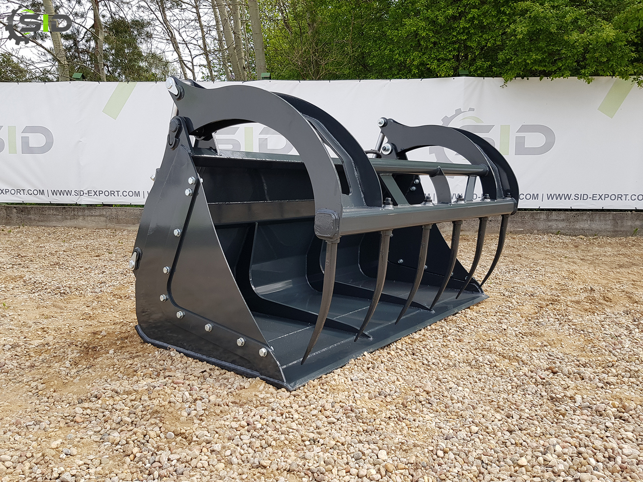 SID KROKODILSCHAUFEL GESCHMIEDETE ZINKEN XXL / Crocodile grab bucket forged tines XXL 1,8 m SID - Silo materieel: afbeelding 1 SID KROKODILSCHAUFEL GESCHMIEDETE ZINKEN XXL / Crocodile grab bucket forged tines XXL 1,8 m SID - Silo materieel: afbeelding 1