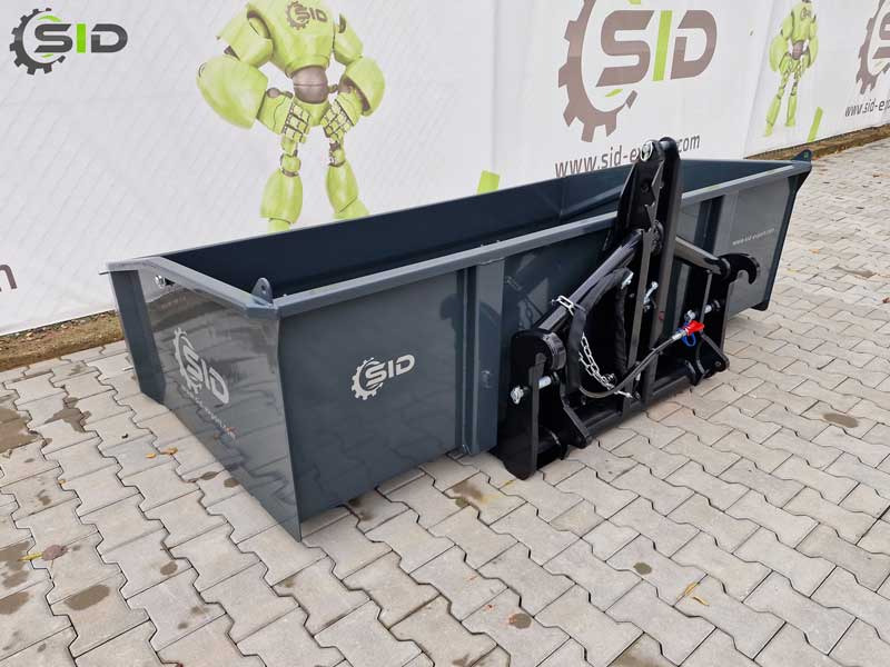 SID Kippmulde Transportcontainer Heckcontainer / Transport heavy cargo box 1,8 m - Voorladerbak voor Landbouwmachine: afbeelding 4 SID Kippmulde Transportcontainer Heckcontainer / Transport heavy cargo box 1,8 m - Voorladerbak voor Landbouwmachine: afbeelding 4