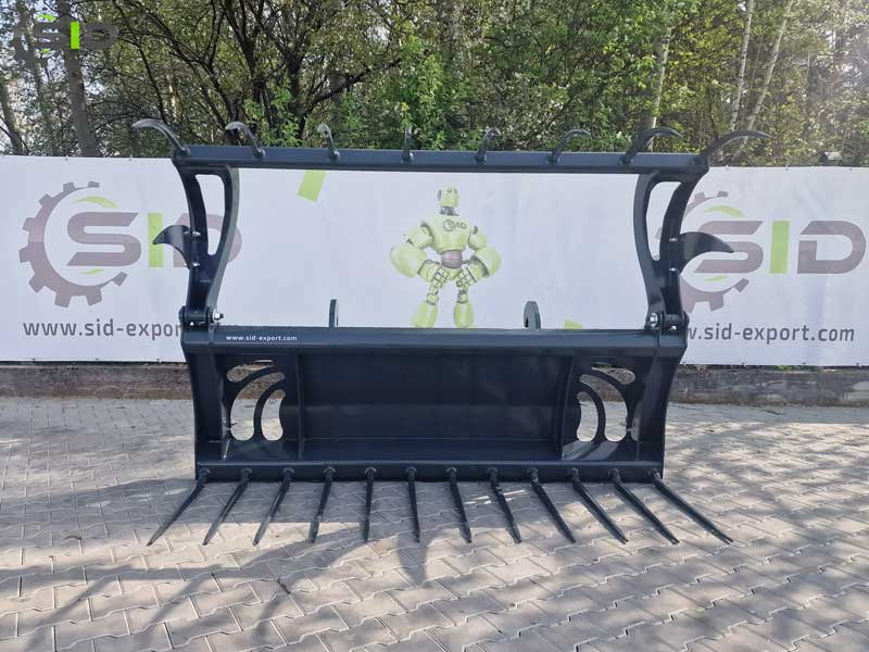 Nieuw Vorken voor Landbouwmachine SID Krokodilgebiss Krokodilzange XL / Crocodile manure fork with grapple XL 1,8 m: afbeelding 8
