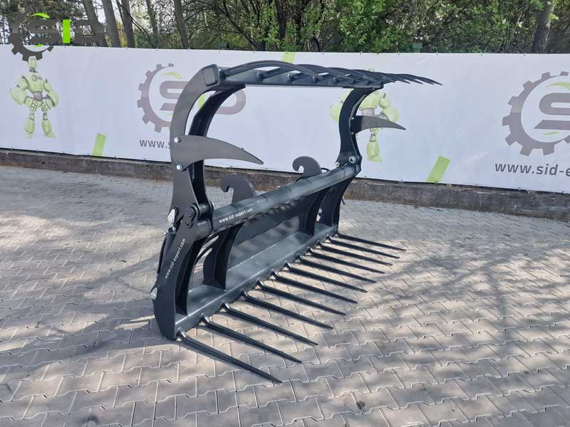 Nieuw Vorken voor Landbouwmachine SID Krokodilgebiss Krokodilzange XL / Crocodile manure fork with grapple XL 1,8 m: afbeelding 9