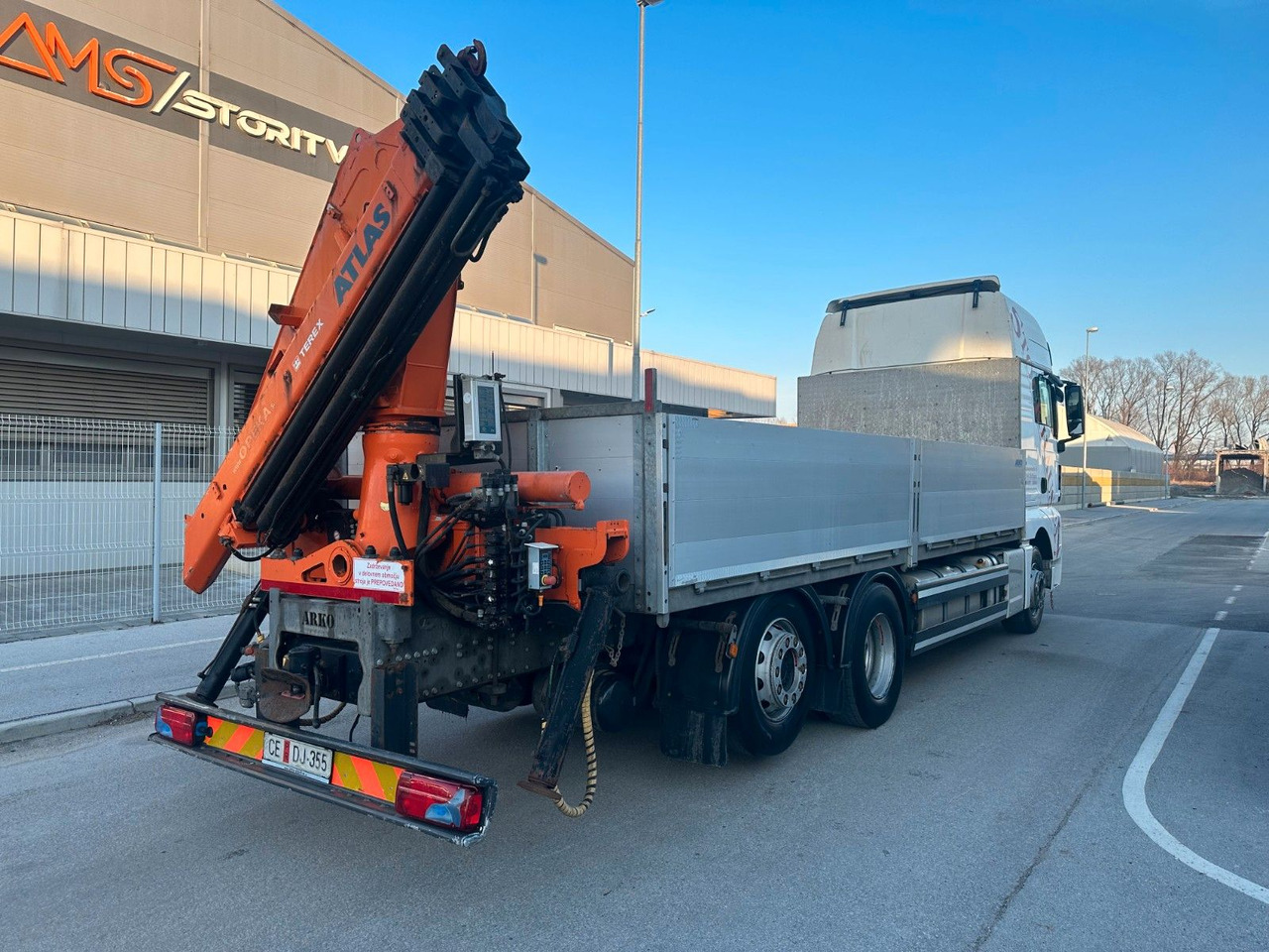 MAN TGX 26.440 6X2 Intarder ATLAS 165 - Vrachtwagen met open laadbak, Kraanwagen: afbeelding 4 MAN TGX 26.440 6X2 Intarder ATLAS 165 - Vrachtwagen met open laadbak, Kraanwagen: afbeelding 4