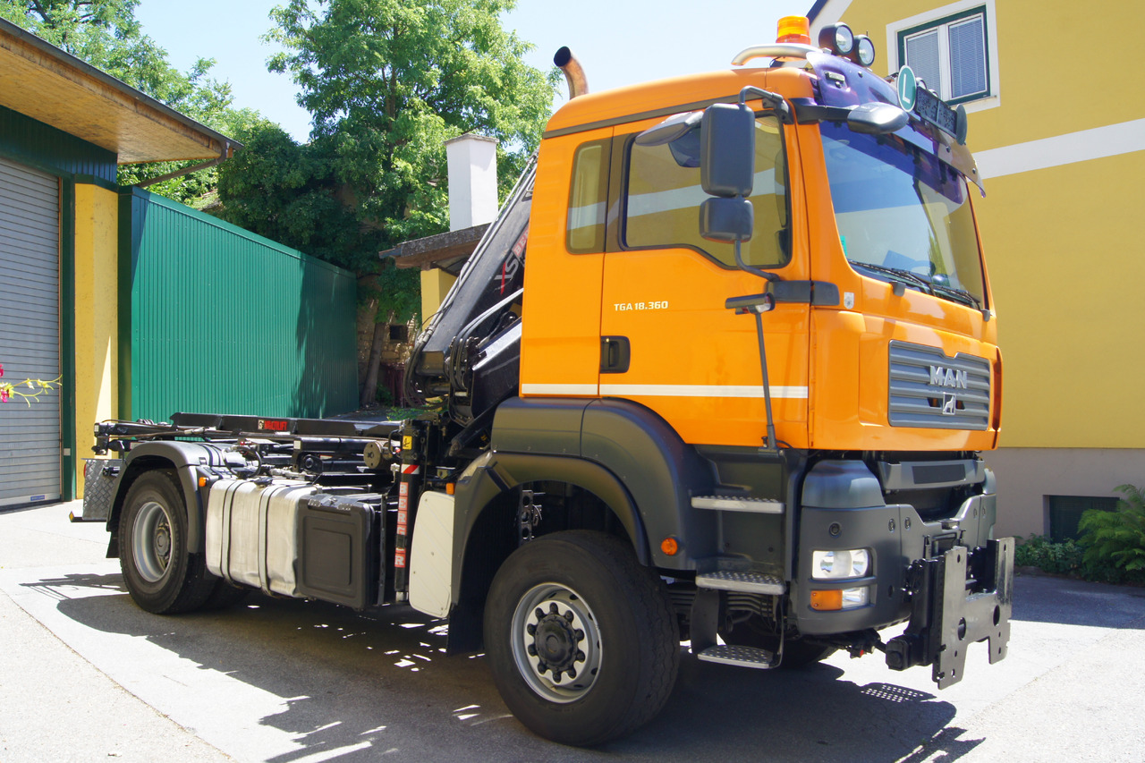 Kipper vrachtwagen, Kraanwagen MAN TGA 18.360 BL 4x4/Euro4/TÜV/HIAB 111/MULTILIFT/Winterdienst: afbeelding 7