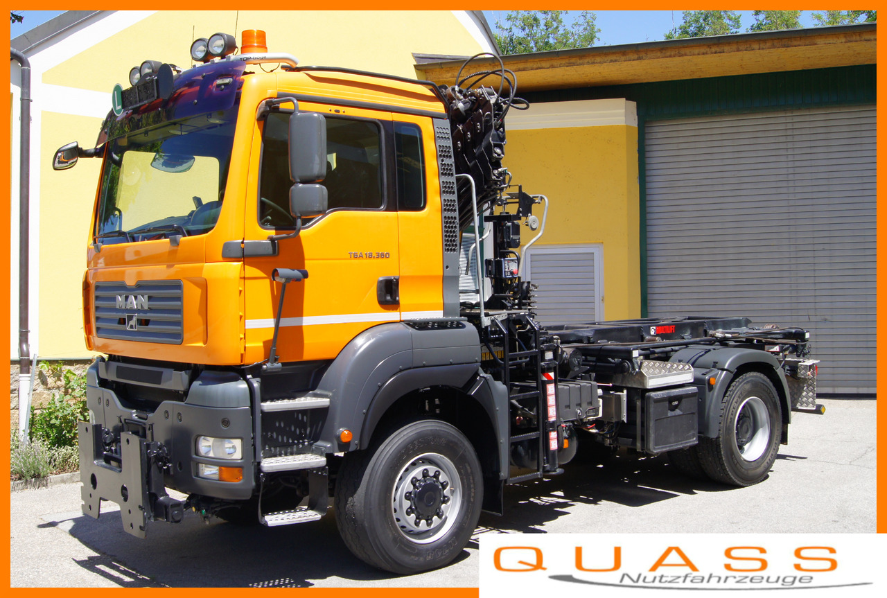 MAN TGA 18.360 BL 4x4/Euro4/TÜV/HIAB 111/MULTILIFT/Winterdienst - Kipper vrachtwagen, Kraanwagen: afbeelding 1 MAN TGA 18.360 BL 4x4/Euro4/TÜV/HIAB 111/MULTILIFT/Winterdienst - Kipper vrachtwagen, Kraanwagen: afbeelding 1
