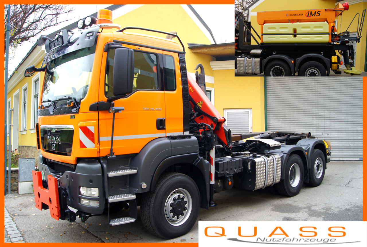 MAN TGS 28.400 BL 6x4-4/TÜV/PK12002/PALIFT/Winterdienst/Salzstreuer/Streuer/Schneepflug - Kipper vrachtwagen, Kraanwagen: afbeelding 1 MAN TGS 28.400 BL 6x4-4/TÜV/PK12002/PALIFT/Winterdienst/Salzstreuer/Streuer/Schneepflug - Kipper vrachtwagen, Kraanwagen: afbeelding 1