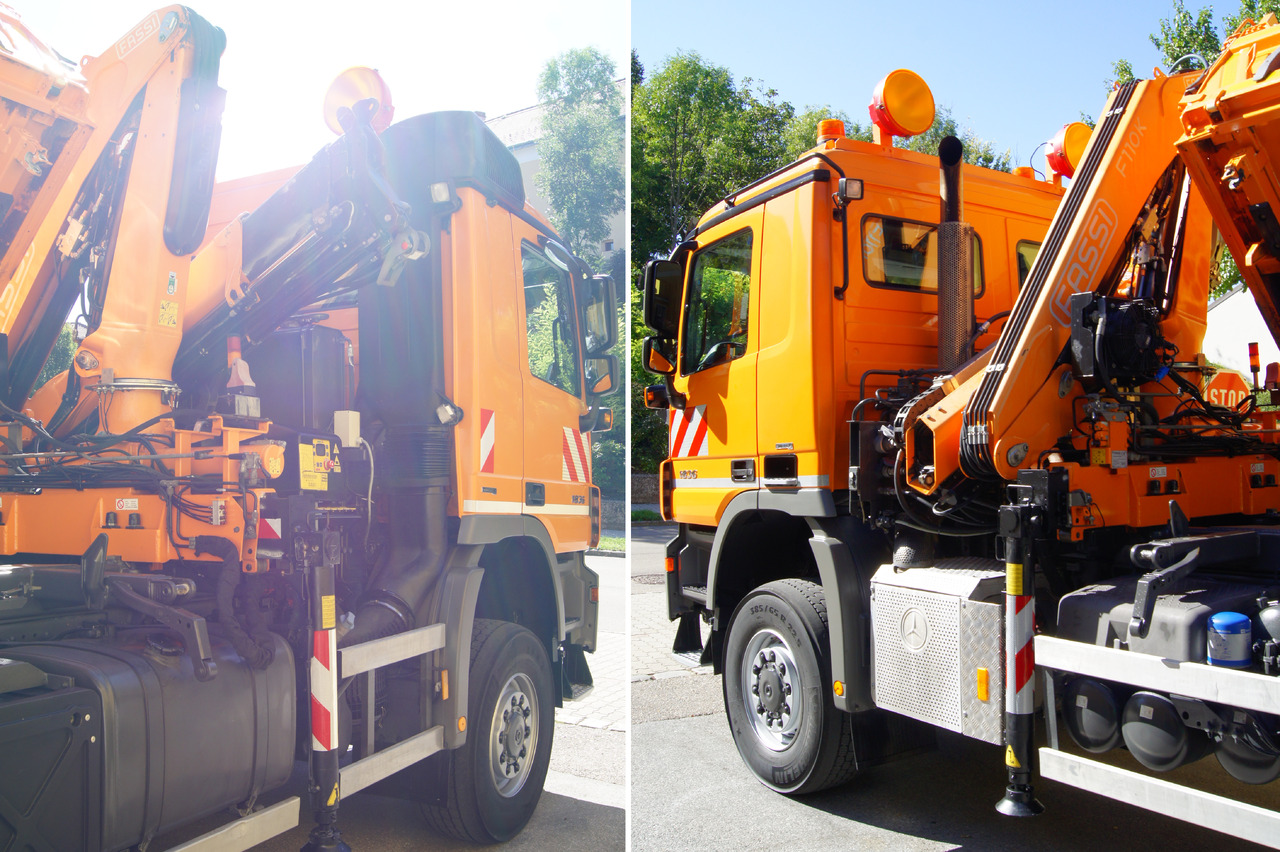 MERCEDES-BENZ ACTROS 1836 /4x4/TÜV/FASSI 110/MEILLER/Wechselsystem/Winterdienst - Kraanwagen: afbeelding 5 MERCEDES-BENZ ACTROS 1836 /4x4/TÜV/FASSI 110/MEILLER/Wechselsystem/Winterdienst - Kraanwagen: afbeelding 5