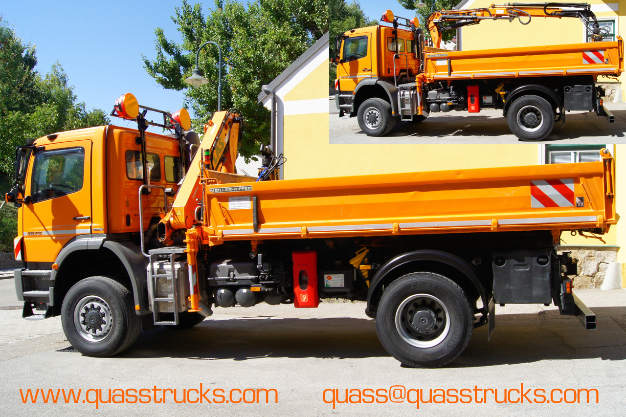 MERCEDES-BENZ AXOR 1829 4x4/EURO 5/ATLAS 65.2/MEILLER/Winterdienst - Kipper vrachtwagen, Kraanwagen: afbeelding 3 MERCEDES-BENZ AXOR 1829 4x4/EURO 5/ATLAS 65.2/MEILLER/Winterdienst - Kipper vrachtwagen, Kraanwagen: afbeelding 3