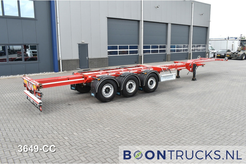 D-Tec FLEXITRAILER | 2x20-30-40-45ft HC * 2x LIFT AXLE * 2x EXTENDABLE * DISC BRAKES - Containertransporter/ Wissellaadbak oplegger: afbeelding 2 D-Tec FLEXITRAILER | 2x20-30-40-45ft HC * 2x LIFT AXLE * 2x EXTENDABLE * DISC BRAKES - Containertransporter/ Wissellaadbak oplegger: afbeelding 2