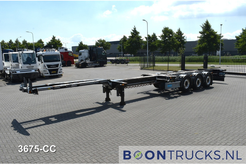 D-Tec FLEXITRAILER | 2x20-30-40-45ft HC * BPW / DISC * ALCOA * 3x EXTENDABLE - Containertransporter/ Wissellaadbak oplegger: afbeelding 5 D-Tec FLEXITRAILER | 2x20-30-40-45ft HC * BPW / DISC * ALCOA * 3x EXTENDABLE - Containertransporter/ Wissellaadbak oplegger: afbeelding 5