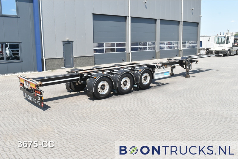 D-Tec FLEXITRAILER | 2x20-30-40-45ft HC * BPW / DISC * ALCOA * 3x EXTENDABLE - Containertransporter/ Wissellaadbak oplegger: afbeelding 2 D-Tec FLEXITRAILER | 2x20-30-40-45ft HC * BPW / DISC * ALCOA * 3x EXTENDABLE - Containertransporter/ Wissellaadbak oplegger: afbeelding 2