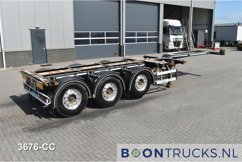 D-Tec FLEXITRAILER | 2x20-30-40-45ft HC * MB / DISC * ALCOA * 2x EXTENDABLE - Containertransporter/ Wissellaadbak oplegger: afbeelding 1 D-Tec FLEXITRAILER | 2x20-30-40-45ft HC * MB / DISC * ALCOA * 2x EXTENDABLE - Containertransporter/ Wissellaadbak oplegger: afbeelding 1