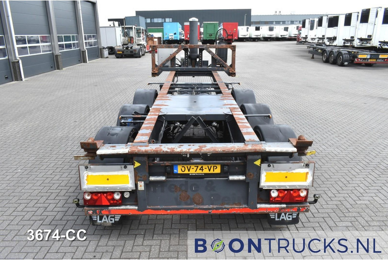 LAG O-3-CC A9 | 20ft TIPPING CHASSIS * 24v SELF SUPPORT * LIFT AXLE * BPW / DISC - Containertransporter/ Wissellaadbak oplegger: afbeelding 2 LAG O-3-CC A9 | 20ft TIPPING CHASSIS * 24v SELF SUPPORT * LIFT AXLE * BPW / DISC - Containertransporter/ Wissellaadbak oplegger: afbeelding 2
