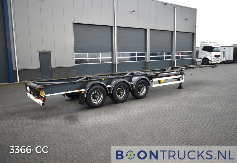 Van Hool 3B2015 FIXED CHASSIS | 2x20-40ft HC * 4600 Kg * NL TRAILER - Containertransporter/ Wissellaadbak oplegger: afbeelding 1 Van Hool 3B2015 FIXED CHASSIS | 2x20-40ft HC * 4600 Kg * NL TRAILER - Containertransporter/ Wissellaadbak oplegger: afbeelding 1