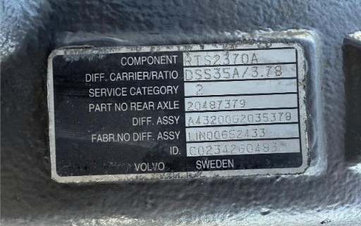VOLVO DIFFERENTIAL GROUPS VSP-20701332, 20487379 - Differentieel voor Vrachtwagen: afbeelding 4 VOLVO DIFFERENTIAL GROUPS VSP-20701332, 20487379 - Differentieel voor Vrachtwagen: afbeelding 4