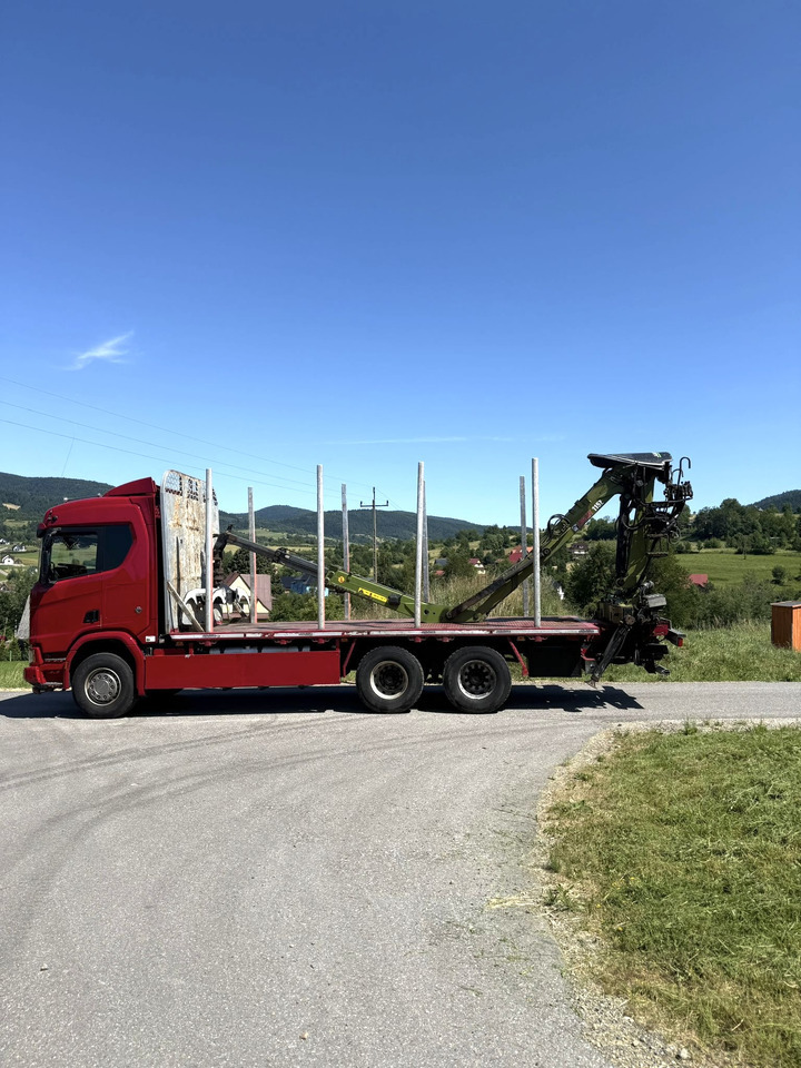 SCANIA R520 XT - Houttransport, Kraanwagen: afbeelding 4 SCANIA R520 XT - Houttransport, Kraanwagen: afbeelding 4