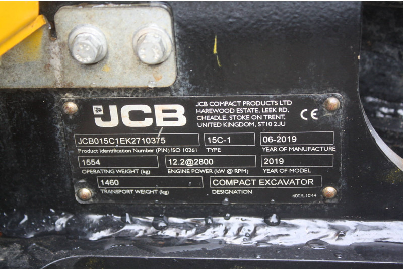 JCB 15C-1 - Minigraafmachine: afbeelding 4 JCB 15C-1 - Minigraafmachine: afbeelding 4