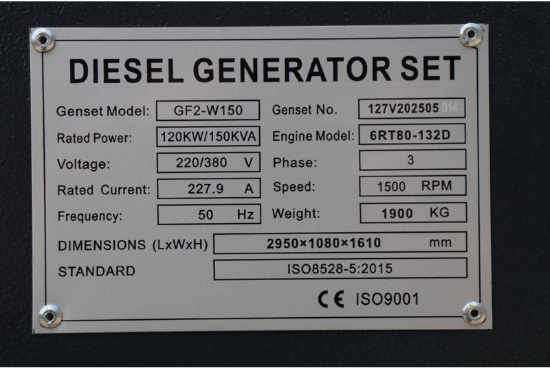 Nieuw Industrie generator Ricardo GF2-W100: afbeelding 20