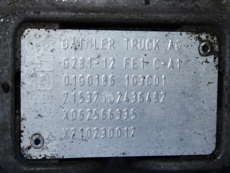 CUTIE DE VITEZE AUTOMATA CU INTARDER MERCEDES ACTROS MP5 G281-12 FE1 - Versnellingsbak voor Vrachtwagen: afbeelding 4 CUTIE DE VITEZE AUTOMATA CU INTARDER MERCEDES ACTROS MP5 G281-12 FE1 - Versnellingsbak voor Vrachtwagen: afbeelding 4
