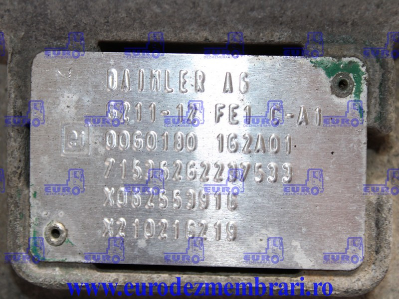 CUTIE DE VITEZE AUTOMATA CU RETARDER G211-12 FE1 MERCEDES ACTROS MP5 - Versnellingsbak voor Vrachtwagen: afbeelding 5 CUTIE DE VITEZE AUTOMATA CU RETARDER G211-12 FE1 MERCEDES ACTROS MP5 - Versnellingsbak voor Vrachtwagen: afbeelding 5