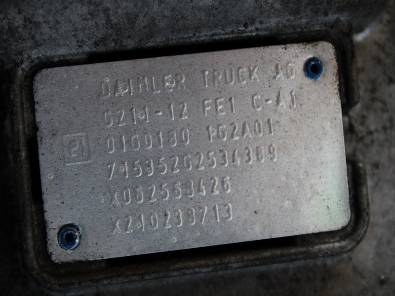 CUTIE DE VITEZE AUTOMATA FARA RETARDER MERCEDES ACTROS MP5 G211-12 FE1 - Versnellingsbak voor Vrachtwagen: afbeelding 5 CUTIE DE VITEZE AUTOMATA FARA RETARDER MERCEDES ACTROS MP5 G211-12 FE1 - Versnellingsbak voor Vrachtwagen: afbeelding 5